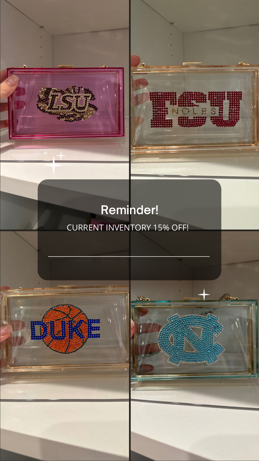 CURRENT INVENTORY 15% OFF