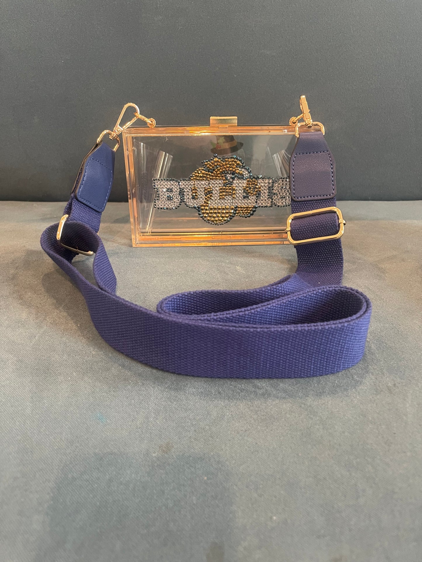 Custom Clutch with Canvas Strap